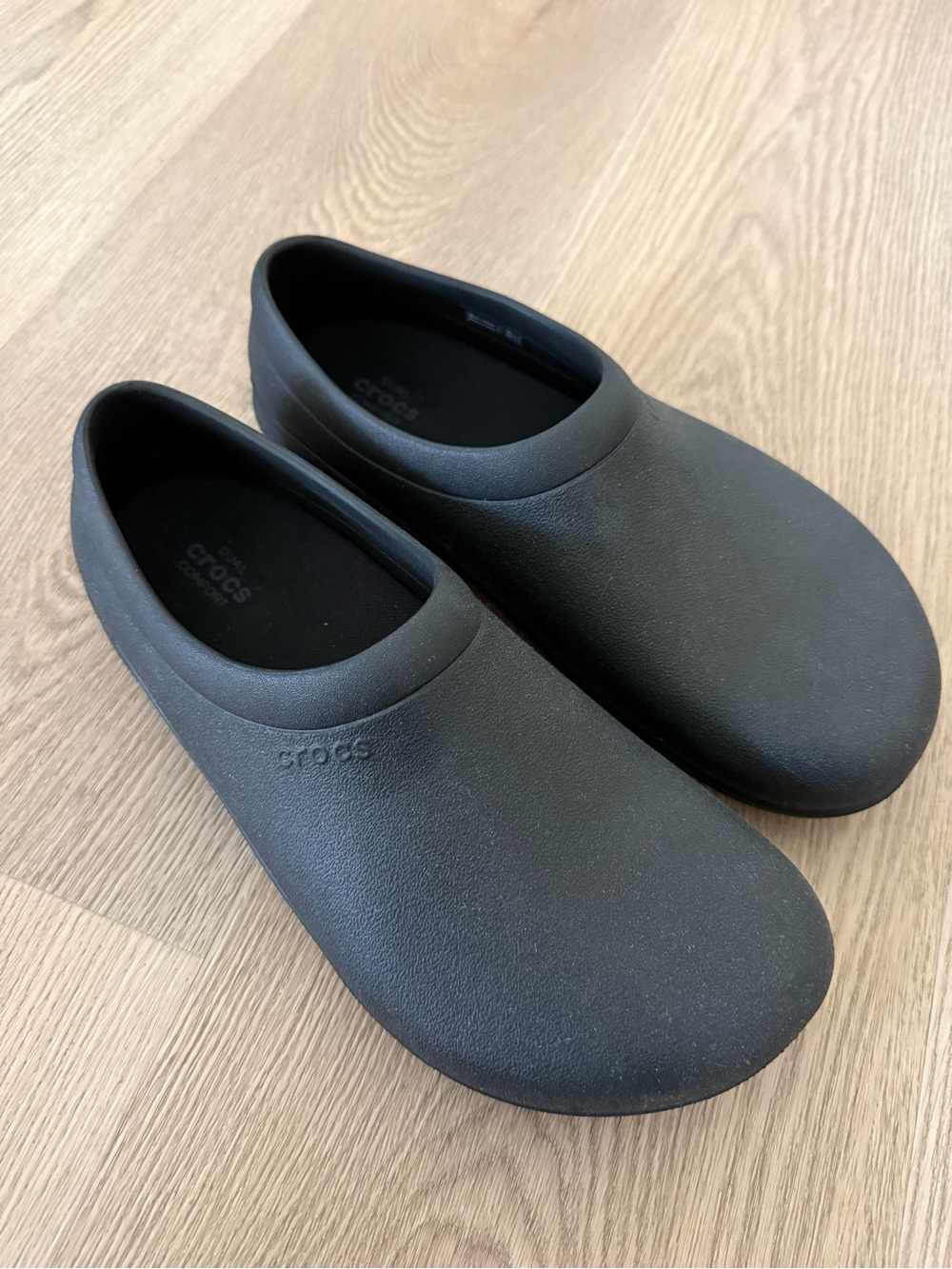 CROCS Men's Black Work-Friendly Slip-On Clog
